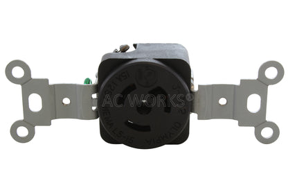 3-prong 15A 125V locking receptacle