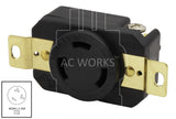AC Works, NEMA L5-30R replacement outlet, L530 replacement receptacle, locking 3 prong replacement receptacle