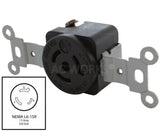 NEMA L6-15 15A 250V locking outlet