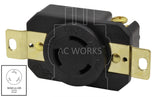 AC Works, NEMA L6-20R, L620 receptacle, L620 replacement outlet, DIY outlet, flush mounting receptacle