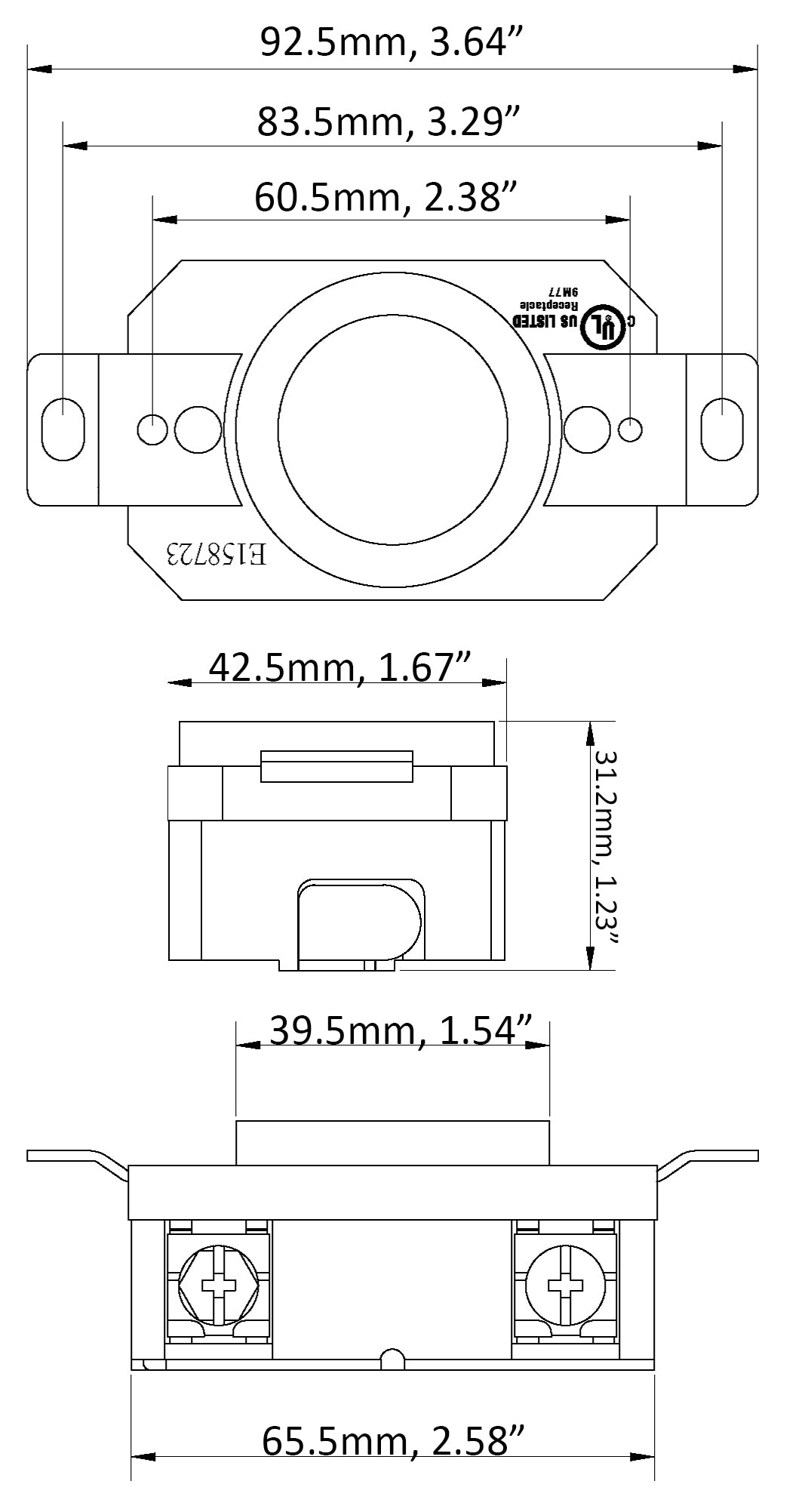 compact industrial grade generator outlet