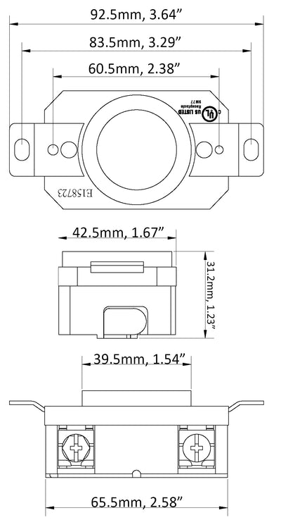 industrial power DIY replacement outlet