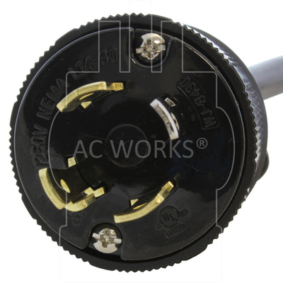AC WORKS® [G2EVL1430-24A] Gen 2/3 EV Charging NEMA L14-30 Adapter For Gen. 2/3 Tesla Mobile Connector