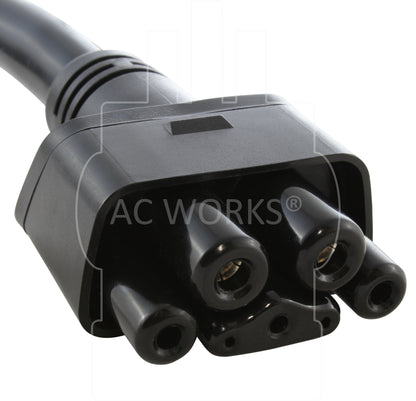 AC WORKS® [G2EVL1430-24A] Gen 2 EV Charging NEMA L14-30 Adapter For Gen. II Tesla Mobile Connector