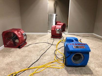 power distribution for flood restoration, power distribution for air movers, power distribution for heaters, power distribution for dehumidifiers