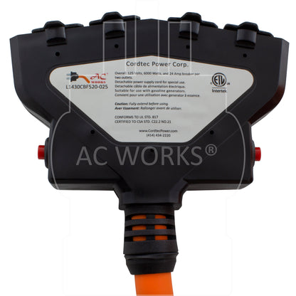 AC WORKS® [RDKIT03] Flood Restoration Equipment Power Distribution (PDU) Kit With Circuit Breakers