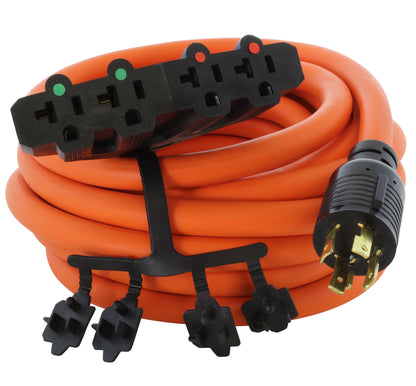 25ft generator power distribution adapter