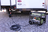 L1430M50-018, generator adapter, 30 amp 4 prong flexible adapter, RV generator adapter