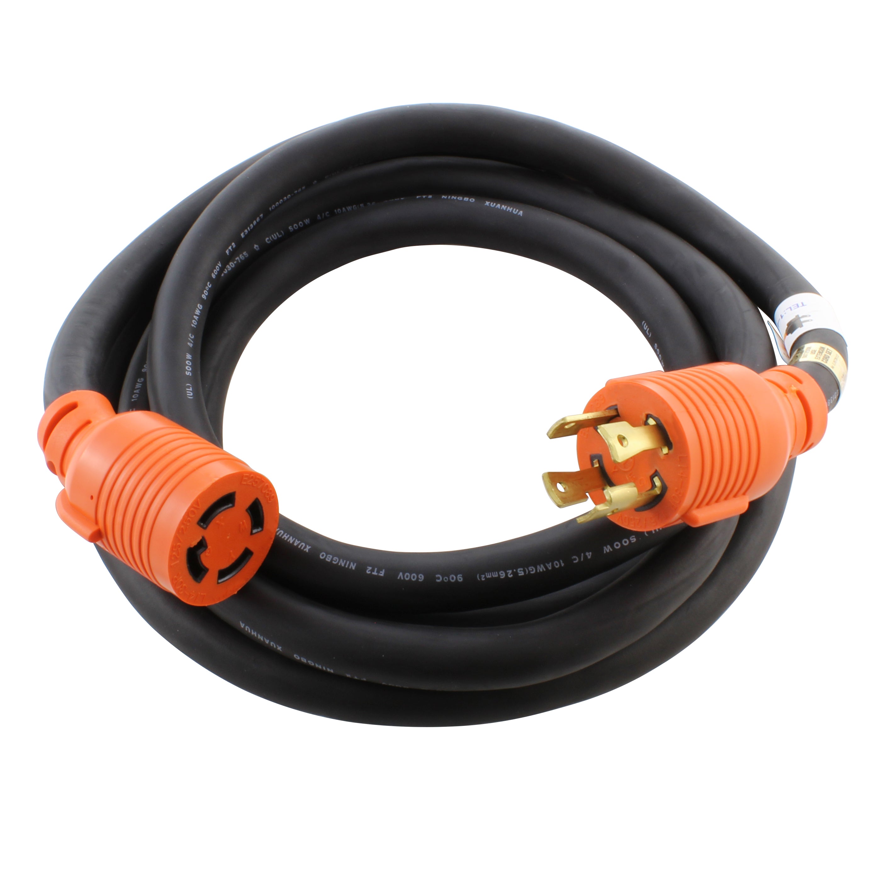 L14-30 Extension Cord for Generator or Inlet Box |AC WORKS® – AC