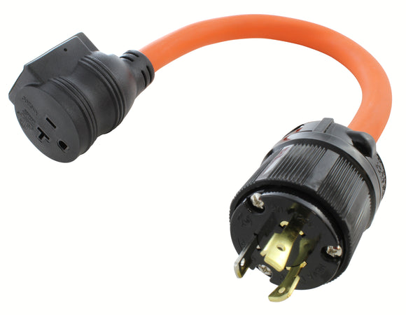 AC WORKS® brand flexible adapter with built-in circuit breaker