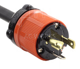 AC Works, NEMA L5-30P, L530 plug, 3 prong locking plug, 30 amp twist lock plug
