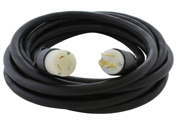 NEMA L6-15 rubber extension cord