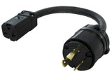 250V flexible adapter cord