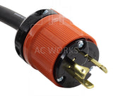 AC Works, NEMA L6-20P, L6-20P, L620P, L620 plug, 3 prong locking plug
