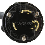 NEMA L6-30 30A 250V 3-prong locking plug