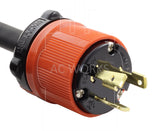 AC Works, NEMA L6-30P, L630 plug, 3 prong locking plug, 30 amp twist lock plug