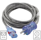 AC Works, household plug to IEC C13