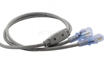 AC Works, y cord, medical grade y cord, hospital grade y cord