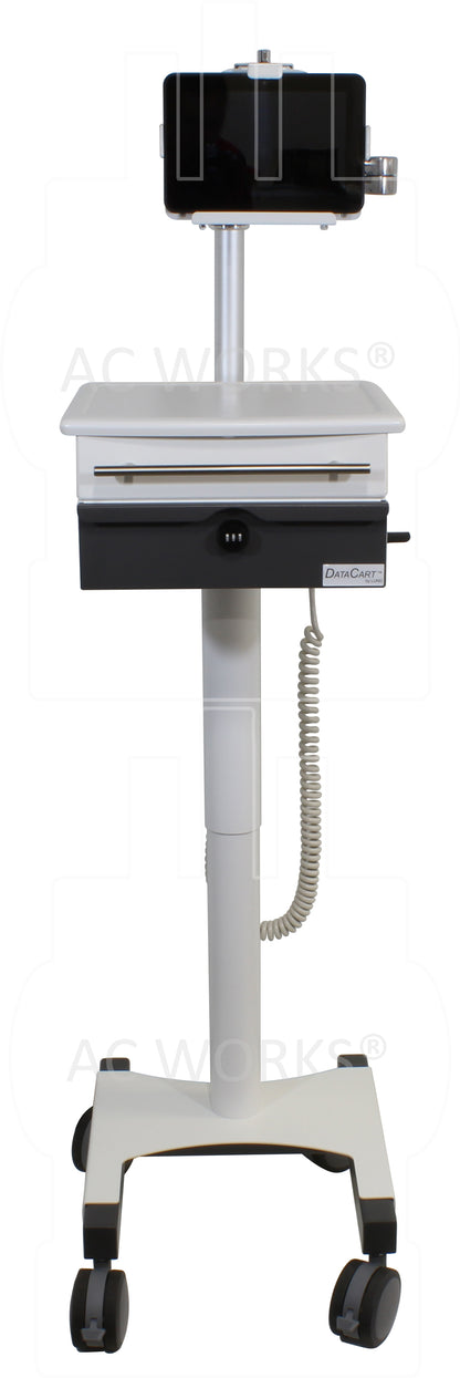 coiled medical grade power strip for hospital carts