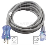 AC WORKS® household plug to IEC C13