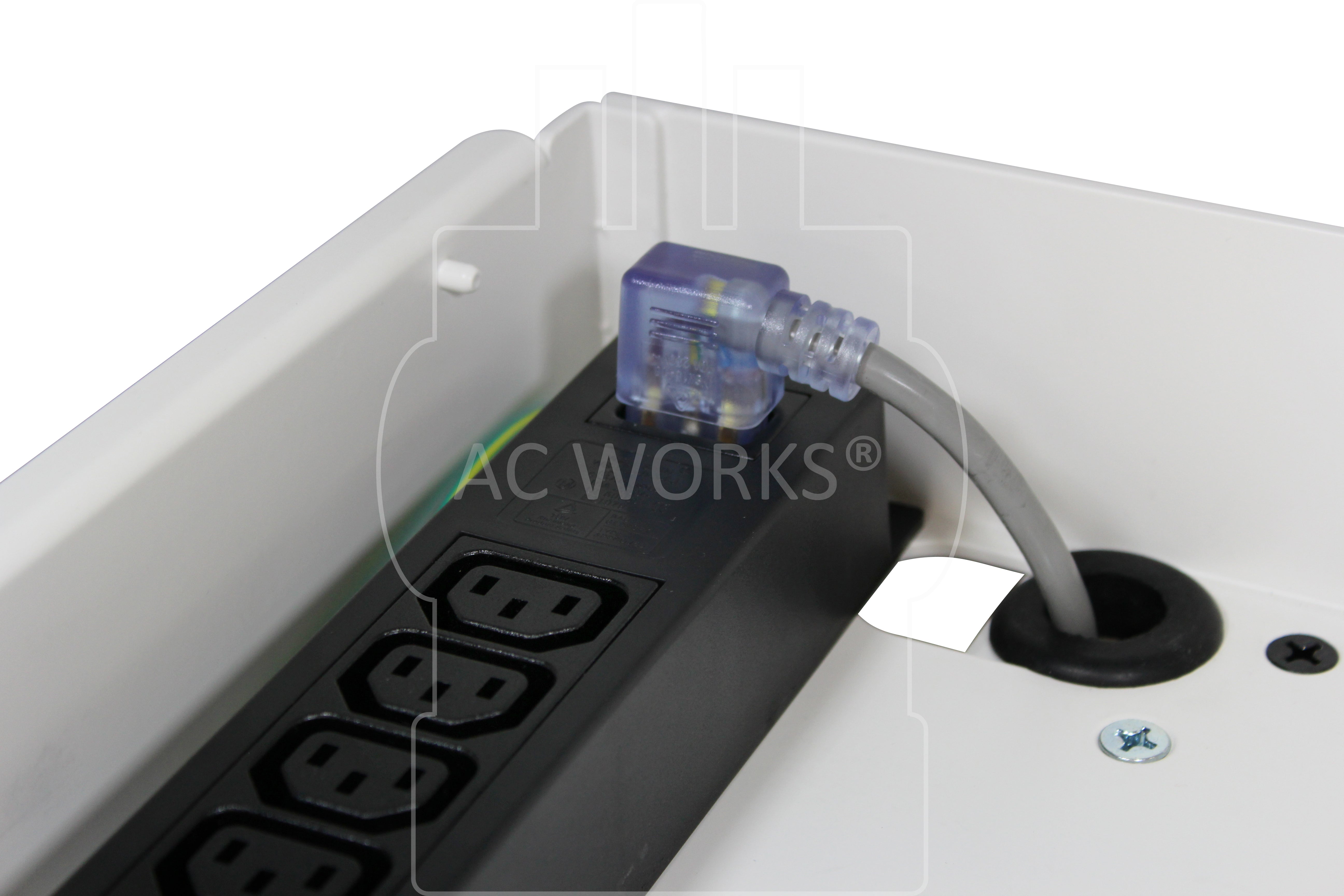 right angle IEC plug for Data cart