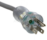 Green dot NEMA 5-15P, green dot household plug, plug with U-ground