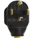 NEMA 14-30P, 1430 male plug, 4-prong dryer plug, 30 amp plug