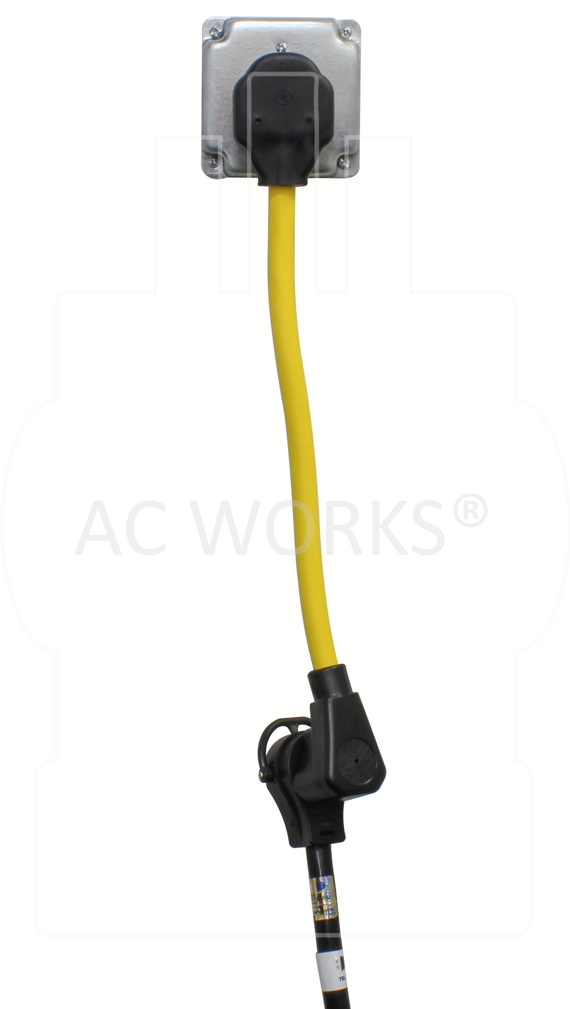 AC WORKS® Adaptateur de prise de sécheuse à 4 broches de 1,5 pi 14-30P 30A  à 30A RV