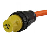 AC Works, household plug adapter, shore power adapter, generator adapter