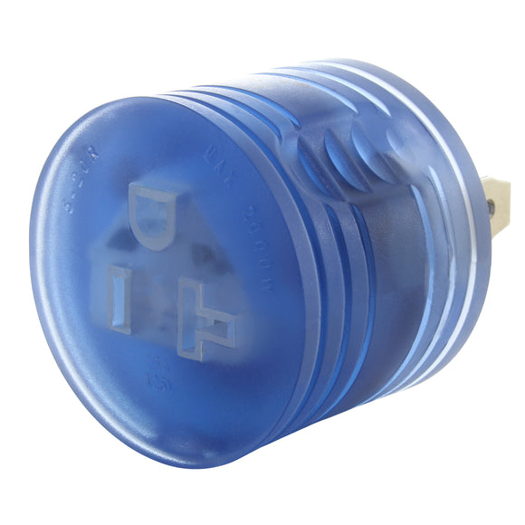 RV plug adapter for home