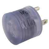 AC WORKS® [RVTT520] RV 30A TT-30P Plug to 5-20R 15/ 20A Household Outlet with Power Indicator