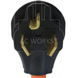 NEMA 10-30P 30A 250V plug for 3-prong dryer outlet