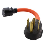 AC WORKS brand orange flexible adapter, HVAC/power tool adapter