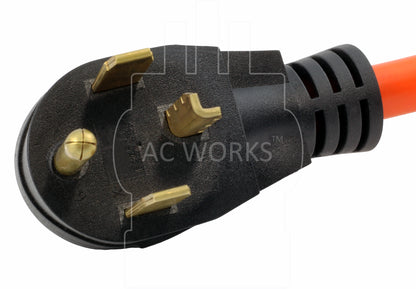 AC Works, NEMA 14-30P, 1430 plug, 4 prong dryer plug,