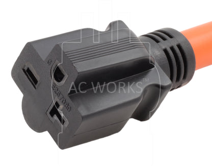 AC Works, NEMA 6-20R, 620 connector, t blade connector