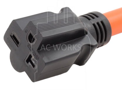 AC Works, NEMA 6-20R, 620 connector, t blade connector