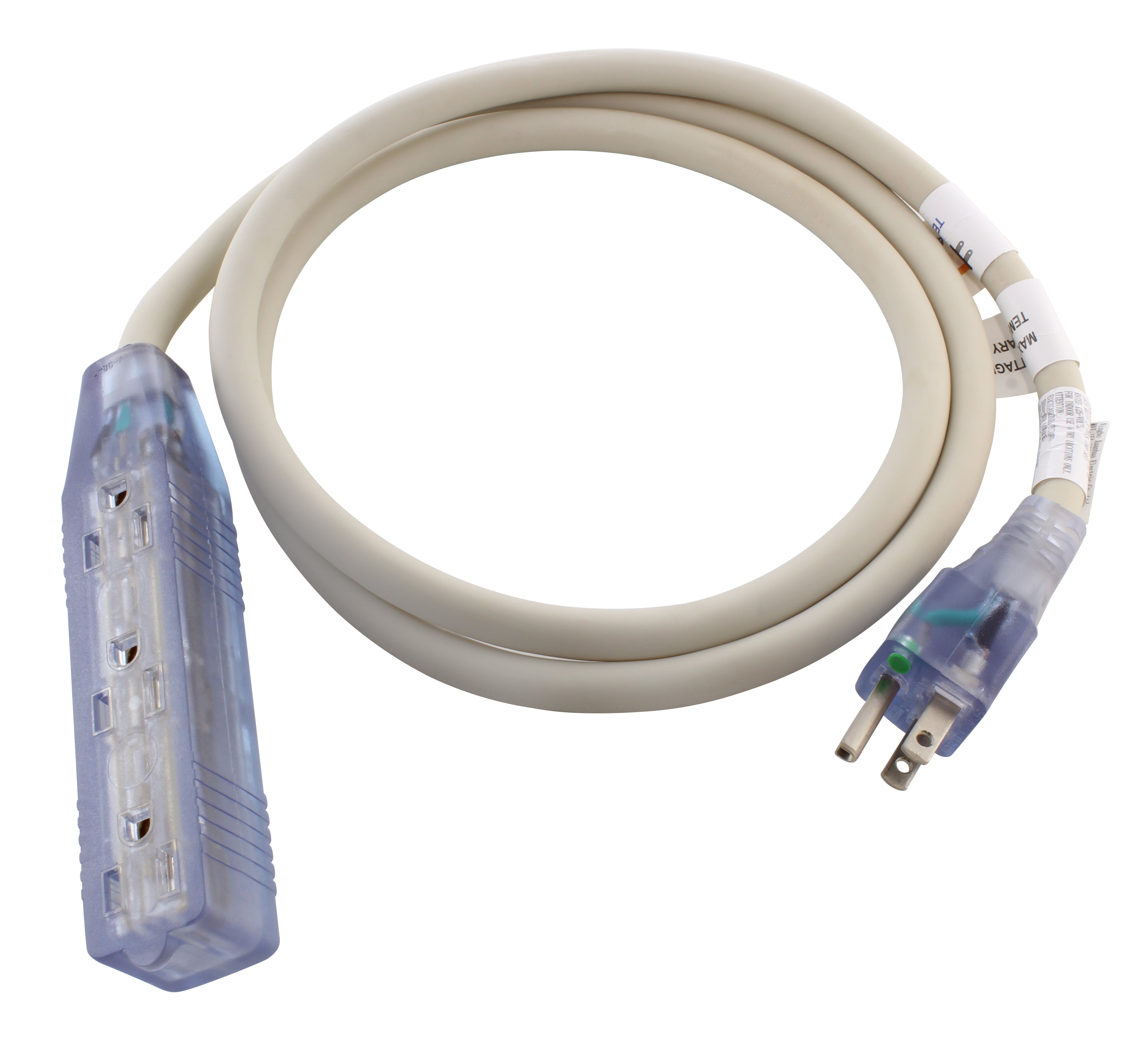 AC WORKS medical grade tri-outlet cord