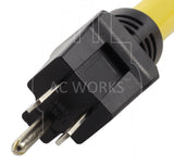 AC Works, AC Connectors, S515-M50-018, NEMA 5-15P, 5-15P, 515P, household plug to 50 amp, RV adapter