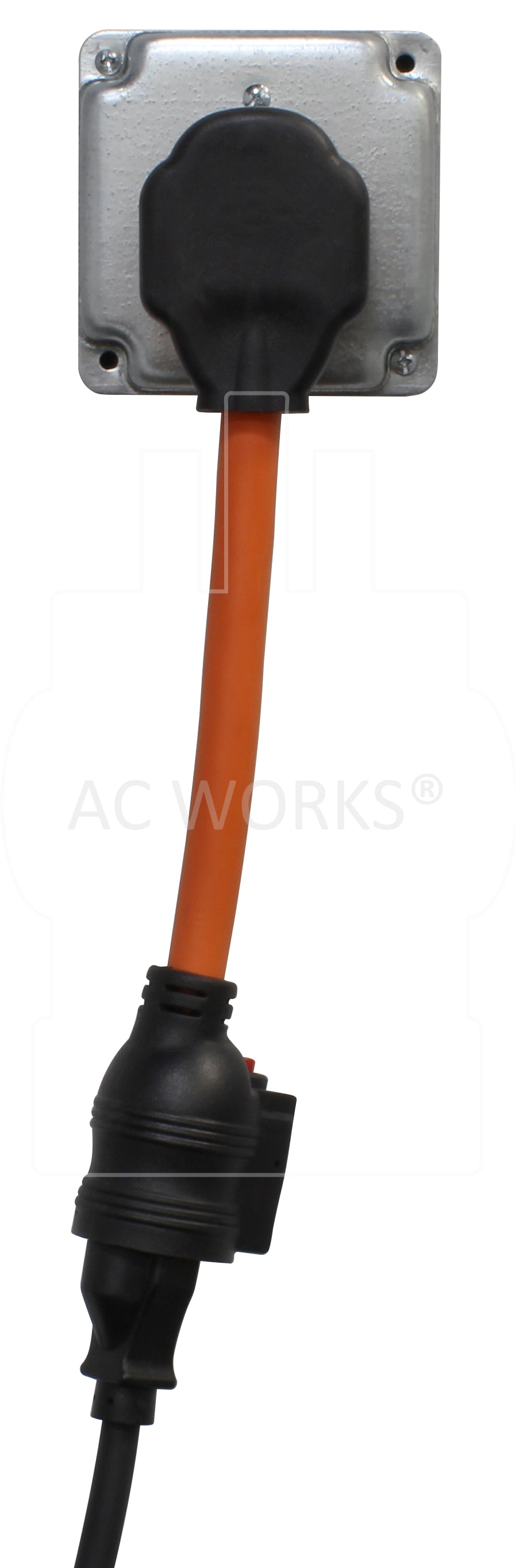 1.5FT 30A 3-Prong NEMA 6-30P Plug to 6-15/20 Outlet with 20A