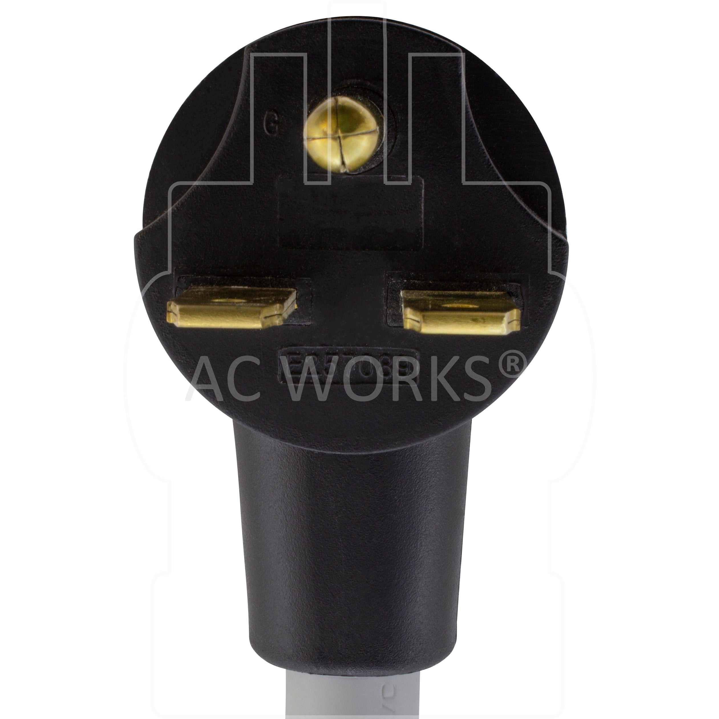 NEMA 6-30P 30A 250V straight blade plug