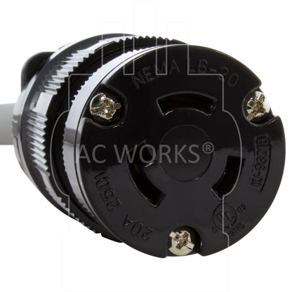 NEMA L6-20R 3-prong 20A 250V locking connector