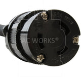 NEMA L5-30R 30A 125V 3-prong locking connector