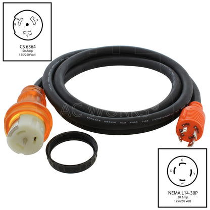 NEMA L14-30P to CS6364 10ft cord