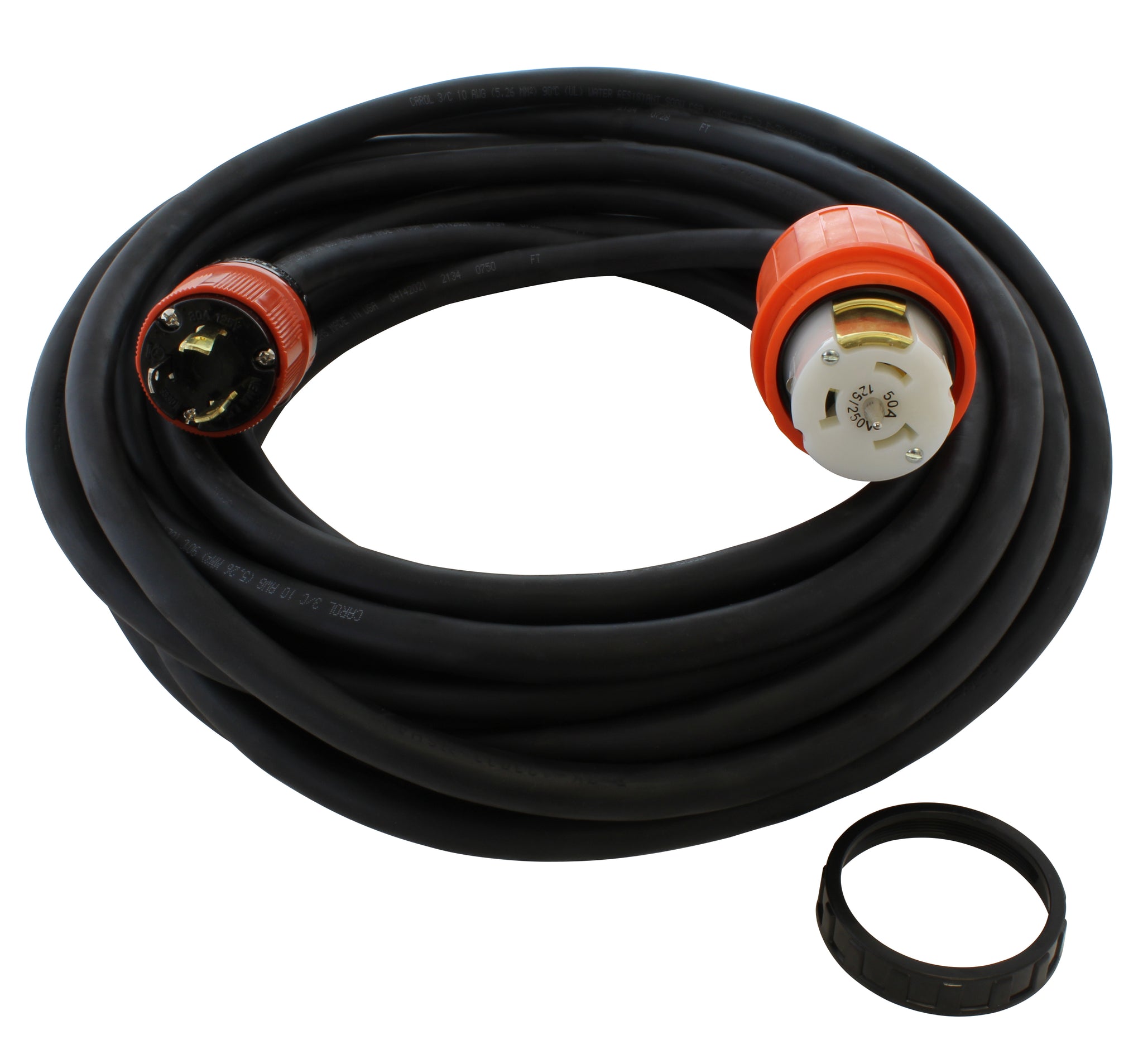 4XP67A - Lumapro 4XP67A Extension Cord. Three Outlet Cord Reel