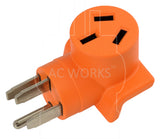 AC Works, NEMA 10-50R, 1050R, 3 prong connector