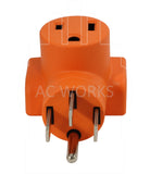 AC Works, AC Connectors, NEMA 14-50P, 14-50P, 1450P, 4 prong male plug