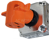 90 degree adapter for 50 amp range outlet to 50 amp welder connection