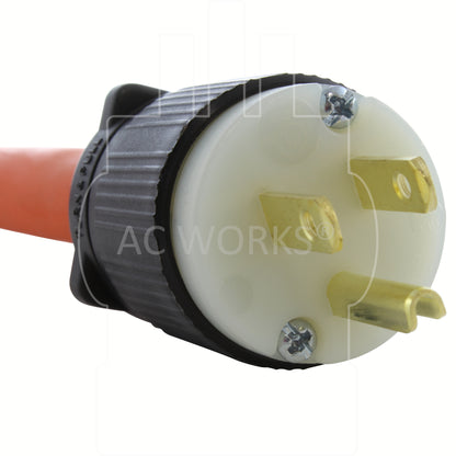 AC WORKS® [WD515650-018] 1.5ft 15A 125V NEMA 5-15 Household Outlet to 6-50 Welder Adapter