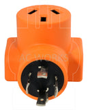 AC Works, NEMA L14-30P L1430 plug, 4 prong locking plug, 30 amp twist lock plug