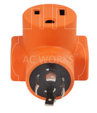 AC Works, NEMA L14-30P, L1430 plug, 4 prong locking plug, generator to welder adapter